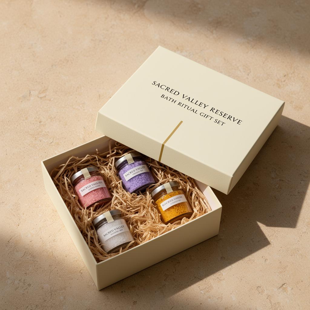 Ritual Gift Set packaging — Sacred Valley Reserve